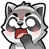 Эмодзи Raccoons