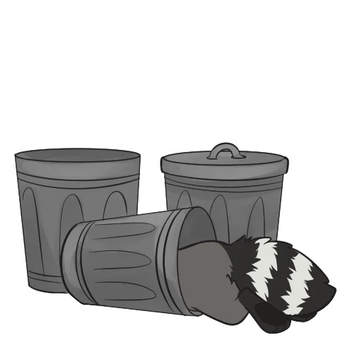 Стикер Raccoons by Pulexart.com