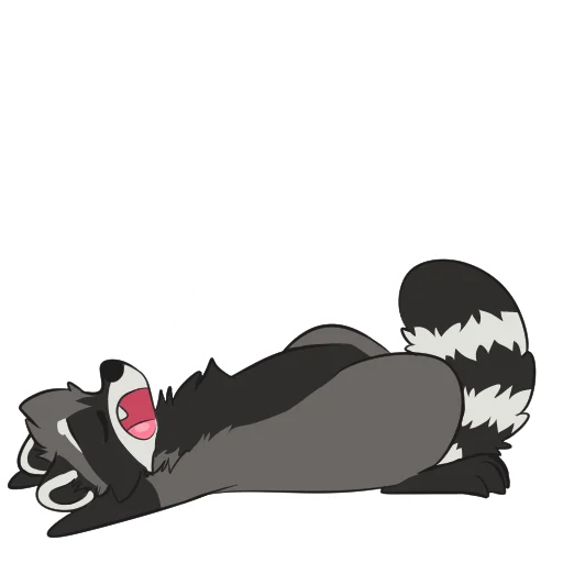 Стикер Raccoons by Pulexart.com