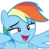 Эмодзи Rainbow Dash MLP