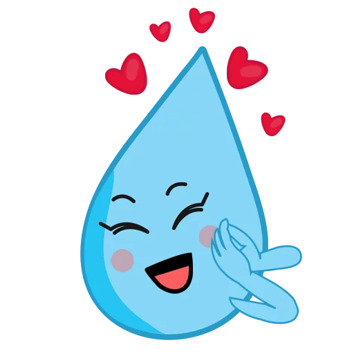 Стикер Raindrops