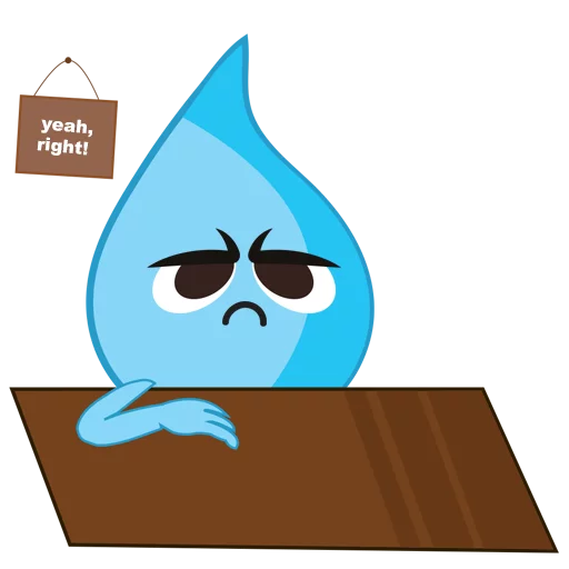 Стикер Raindrops