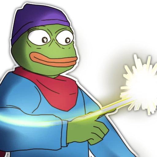 Стикер Rare Pepe Party