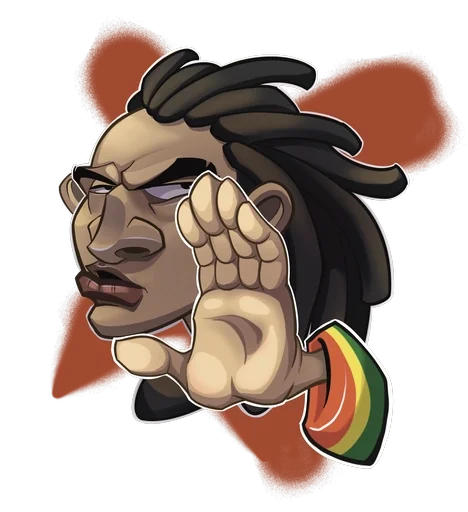 Стикер Rasta Stickers