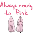 Стикер Ready to pink