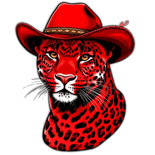 Стикер Red Leopard
