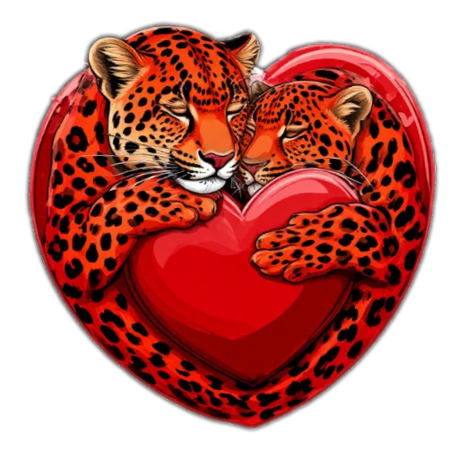 Стикер Red Leopard
