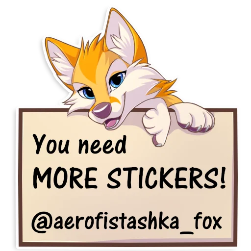 Стикер Redline the fox