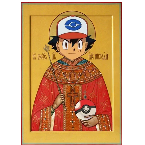 Стикер Religion anime