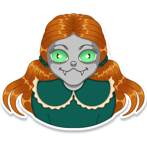 Стикер Рептилия Венди