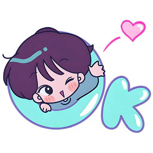 Стикер Ретро чан