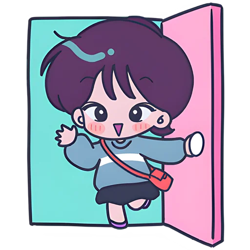 Стикер Ретро чан