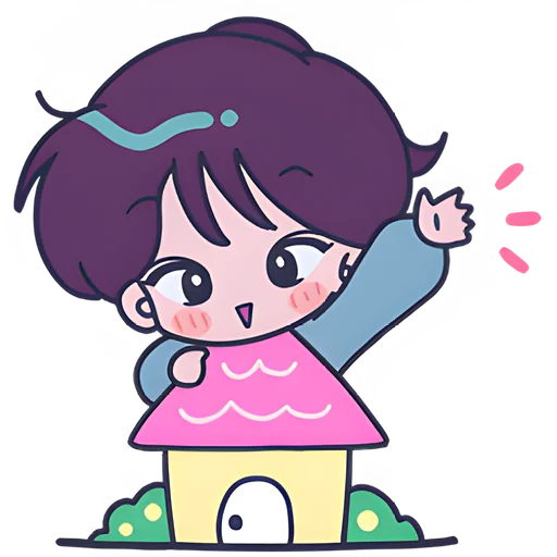 Стикер Ретро чан