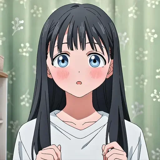 Стикер Школьная форма Акэби тян