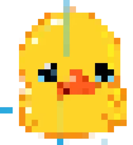 Стикер Rofl 8-bit Duck