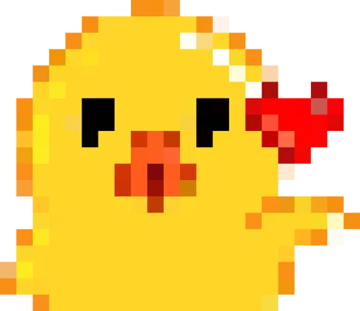 Стикер Rofl 8-bit Duck