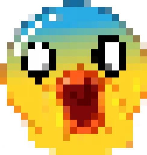 Стикер Rofl 8-bit Duck