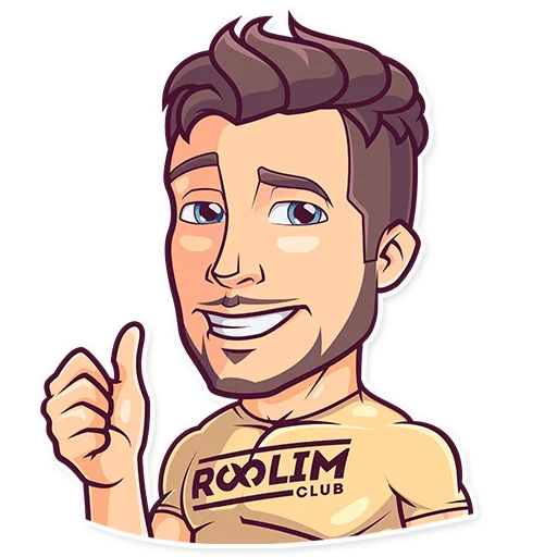 Стикер Закрытй Клуб "Roolim" :