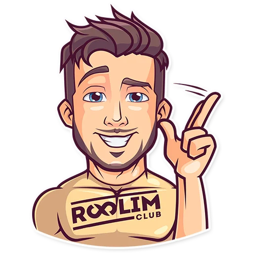 Стикер Закрытй Клуб "Roolim" :