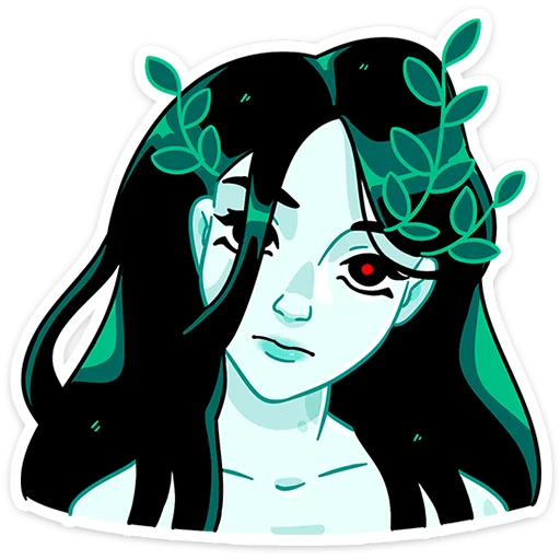 Стикер Русалка Леся