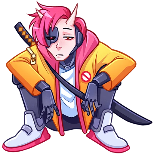 Стикер Рюдзи Без Текста