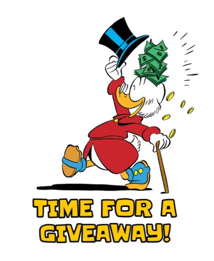 Стикер SCROOGE CALLS