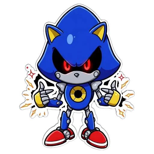 Стикер Metal Sonic
