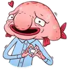 Стикер Sad Blobby