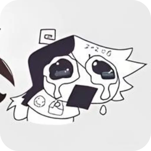 Стикер Sad characters kaaatie