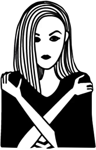 Стикер Sad Girl