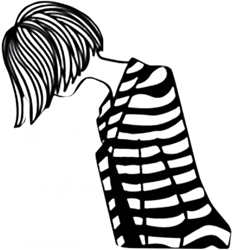 Стикер Sad Girl