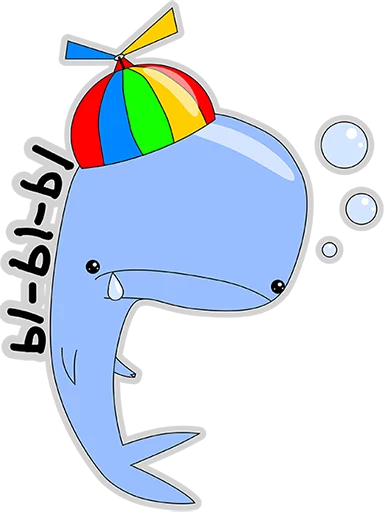 Стикер BlueWhale