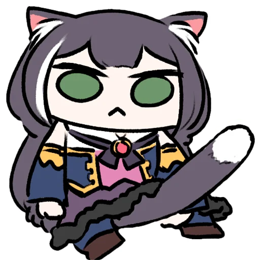 Стикер Sad Kyaru-chan