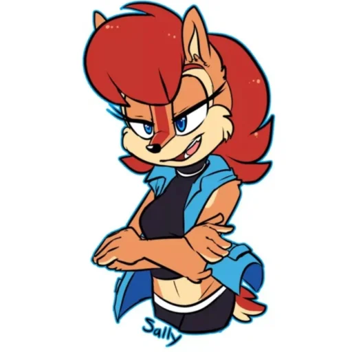 Стикер Sally chipmunk