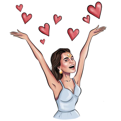 Стикер Sati Kazanova (artist Rina Osik)