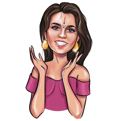 Стикер Sati Kazanova (artist Rina Osik)