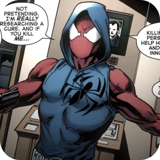 Стикер Scarlet Spider