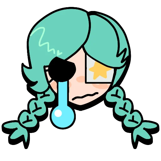 Стикер Brawl stars × skullgirls