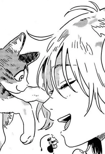 Стикер Незнакомец на берегу моря