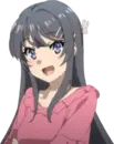 Стикер Seishun Buta Yarou wa Bunny Girl Senpai no Yume wo Minai