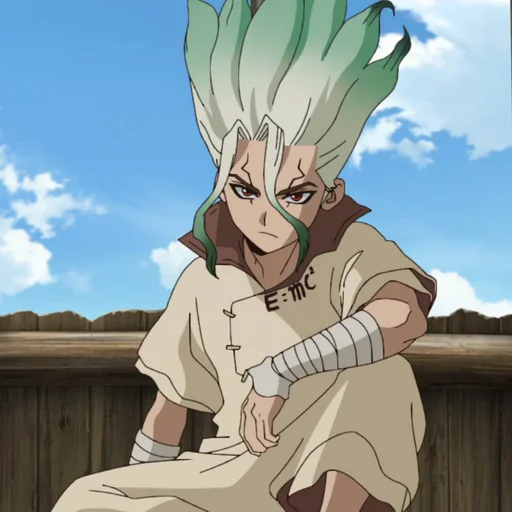 Стикер Senku | Сэнку Исигами