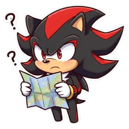 Стикер Shadow the chibi