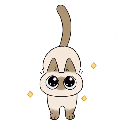 Стикер シャム猫あずき