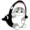 Эмодзи Акулы и котята 4