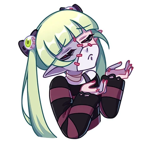 Стикер Зомбяша без надписей