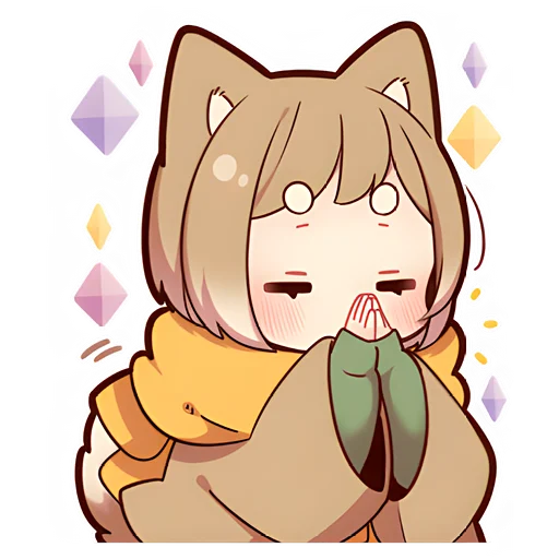 Стикер Щенок Шиба