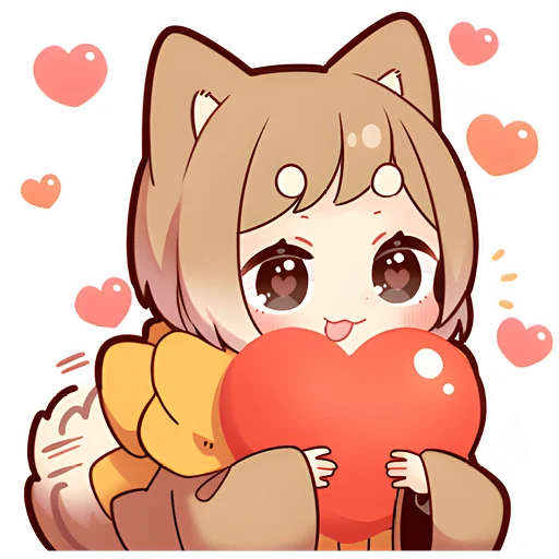 Стикер Щенок Шиба