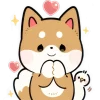 Эмодзи Shiba Puppy