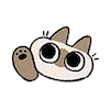 Эмодзи Siamese Cat Lil Bean Puree Emoji
