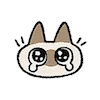 Эмодзи Siamese Cat Lil Bean Puree Emoji